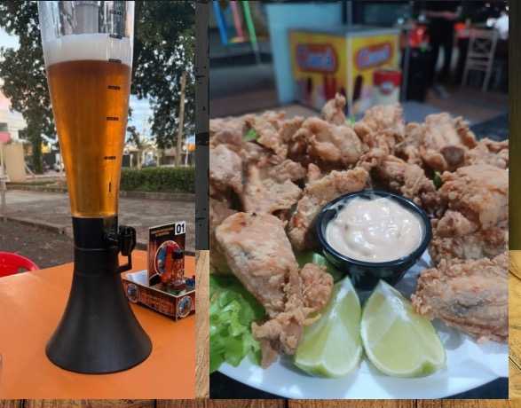 Combo-02---Torre-de-chopp-1,5-litros-+-Porcao-de-Raquete-de-frango-empanada-